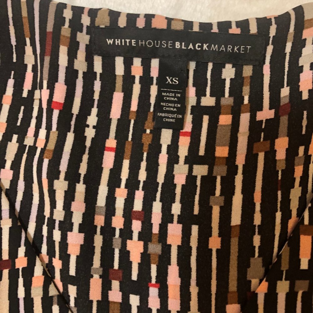 **DONATED** WHBM V Neck Layered Sleeveless Multi Colored XS - Picture 4 of 4